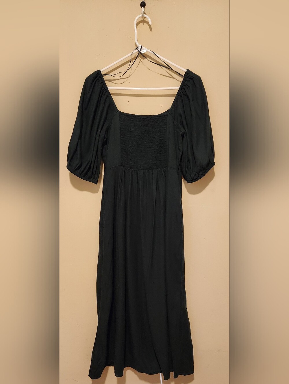 3 For $30 Dresses! NWOT Old Navy Fit and Flare Crepe Midi Dress Size M - Picture 4 of 9